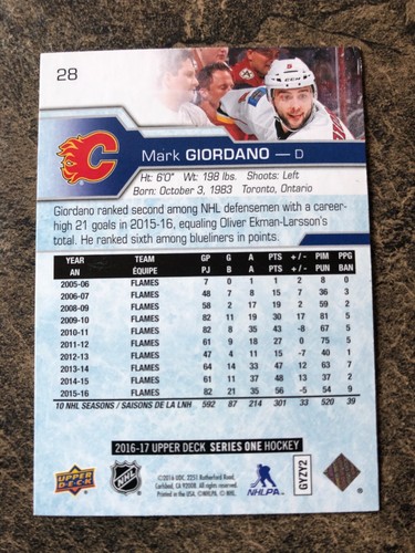 2016-17 Upper Deck - Base #1-200 (YOU PICK) - Picture 58 of 374