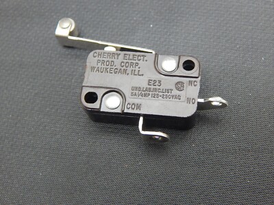 CHERRY ELECTRICAL E23-50K SWITCH ROLLER SPDT 5A QC TERM - USA FAST SHIPPING