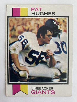 1973 Topps Football #201 Pat Hughes