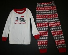 New Gymboree Boys 4 yr Gymmies 2 Piece Pajamas PJs Top Pants Happy Puppy Dogs