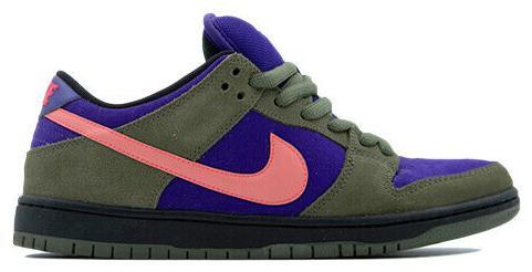 Nike Dunk Pro SB Low Medium Olive Atomic Red for Sale