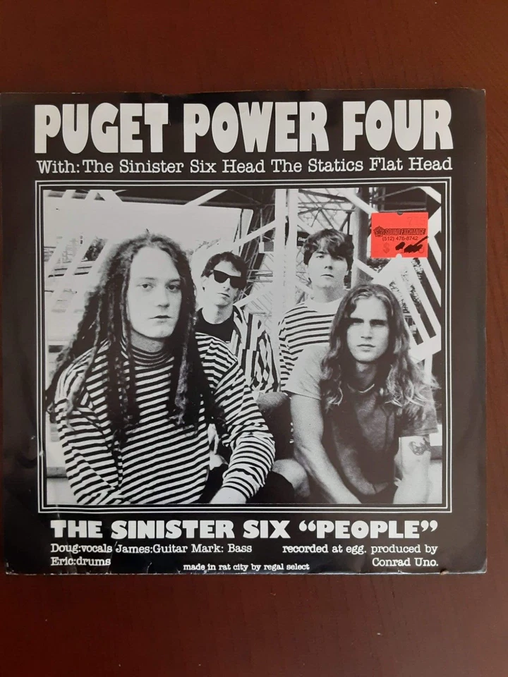 HEAD - Puget Power Four 7" PUNK ROCK Mean Jeans Lillingtons Screeching Weasel - Image 2 of 3