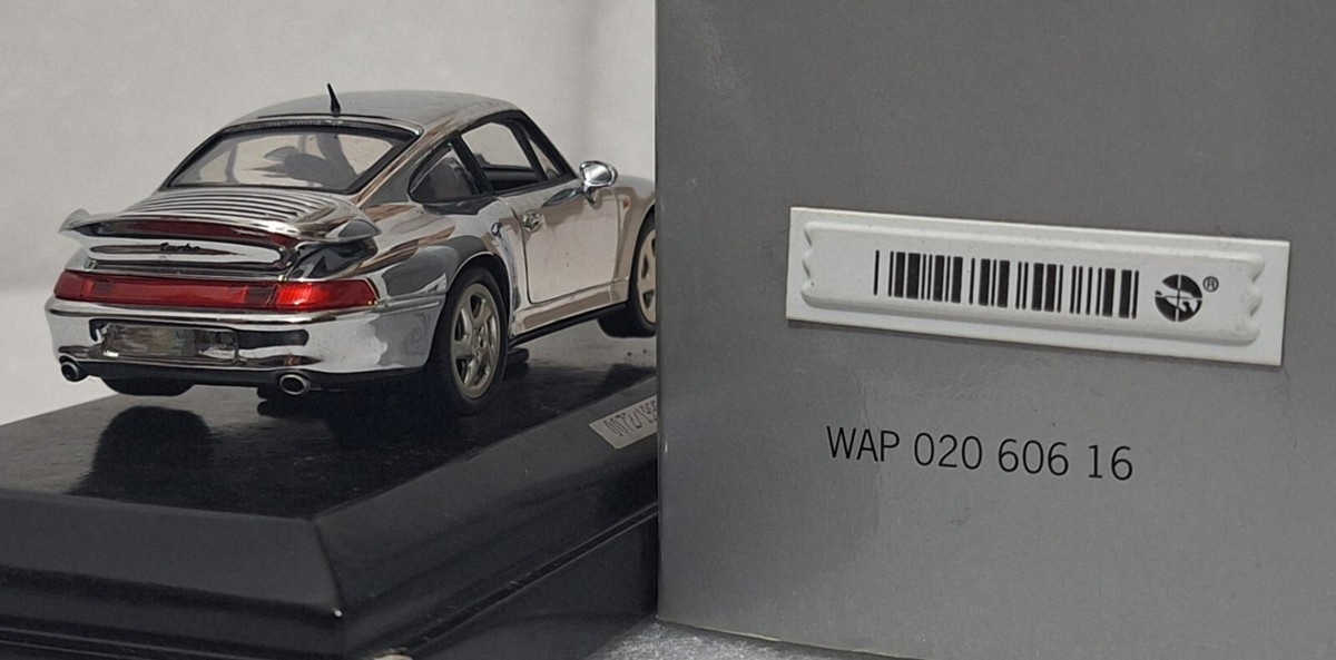Porsche 911 993 Turbo 1995 Chrome 1:43 Minichamps WAP 020 Porsche 911 993 Turbo 1995 Chrome 1:43 Minichamps WAP 020