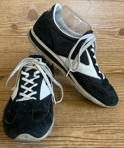 Vintage Brooks Women's Heritage Vanguard Black Suede Athletic Sneakers Size 9