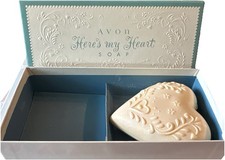 Avon Here’s My Heart Decorative Soap 1 Cake Heart Shape NOS Og Box Nice