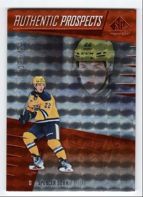 2023-24 SP GAME USED CHL SPENCER SOVA /499