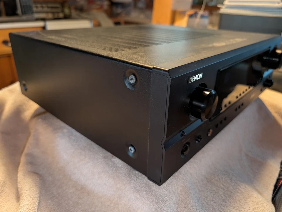 DENON DRA-397 Black Home Stereo Audio Receiver - Parts / Repair - No Power - Image 4 of 4