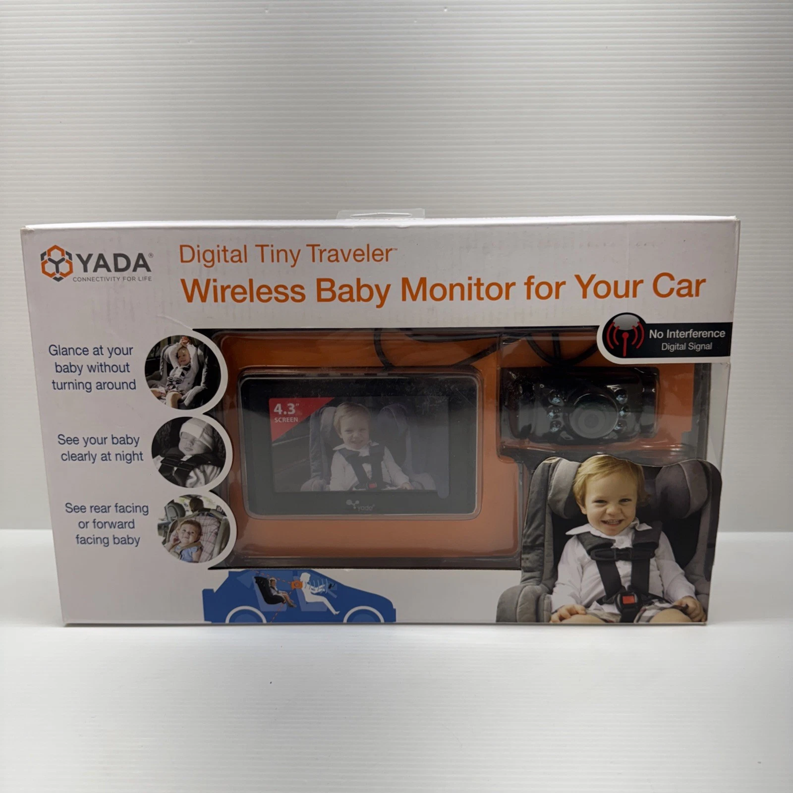 YADA Digital Tiny Traveler Wireless Baby Monitor For Your Car W/ 4.3” Screen
Opens in a new window o