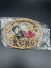 New State Of Texas Western Belt Buckle