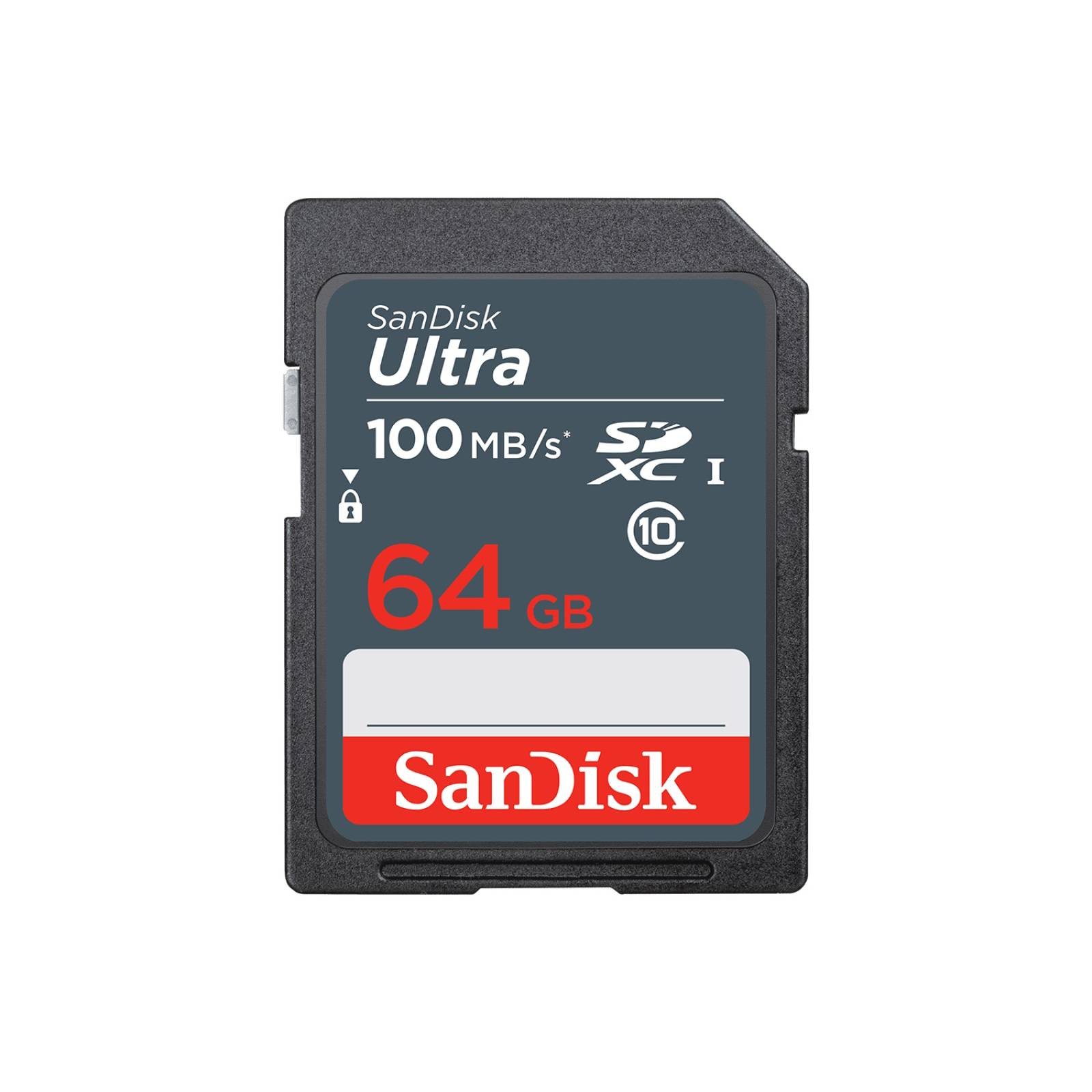 SanDisk 64GB Ultra SDXC Class 10 UHS-I Memory Card