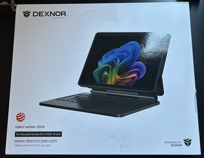 Dexnor Keyboard Case for Microsoft Surface Pro 11/10/9 Magic Style Backlit