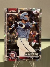 2026 Topps Series 1 James Wood #349 Washington Nationals Diamante Foil 