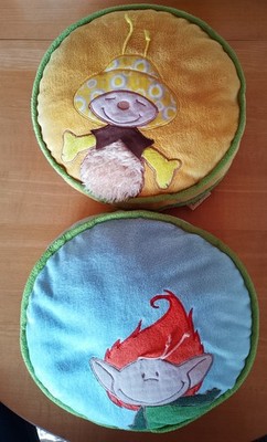 NICI Kissen Elfe, 2 Stück, Formkissen rund ca. 26 cm