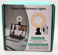 Video conference lights. LED video light. New In Box On camera video lights.