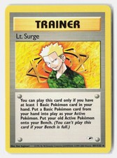 Gym Heroes #101/132 Lt. Surge (101) on eBay