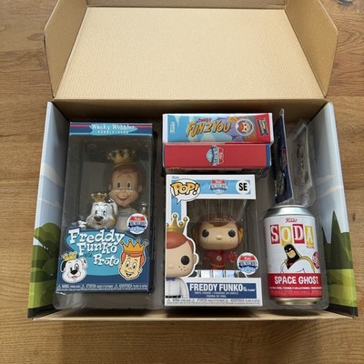 Funko 25th Anniversary Fun on the Run Box   Komplett (Pop!, Soda, Bitty, Rewind)