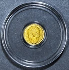 MEXICO DAY OF THE DEAD GOLD RD Dei De Los Muertos Rose Skull 1/200thoz 9999 7789