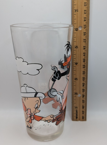 (1) Pepsi 1976 serie da collezione Looney Tunes Porky Pig & Daffy Duck Glass - Foto 7 di 7