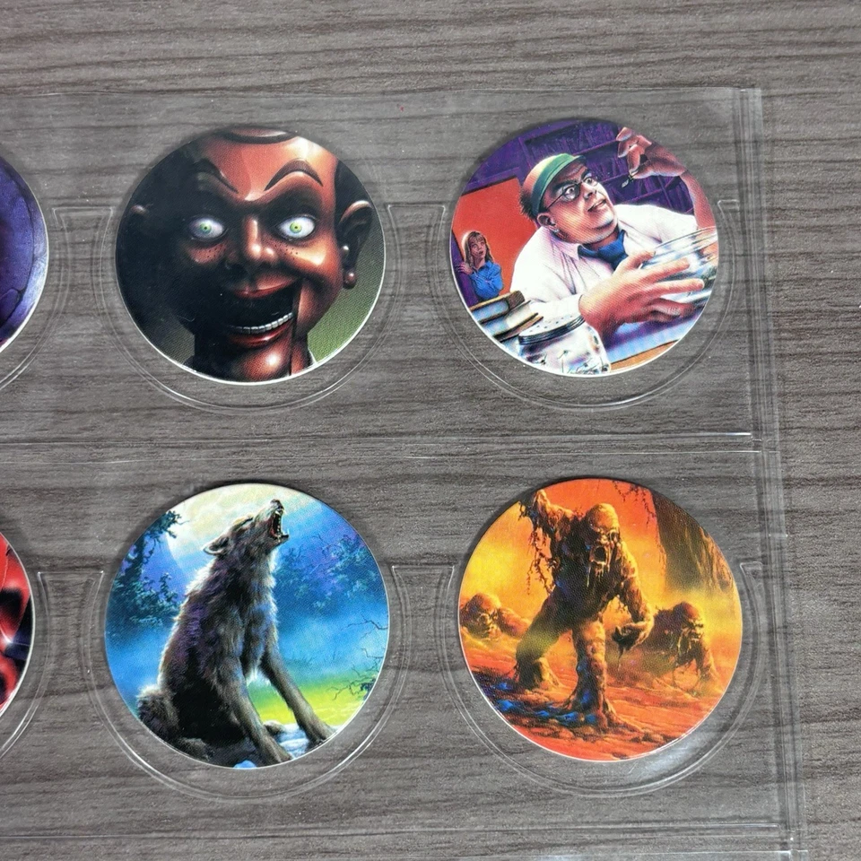 Lote De 16 Pogs Piel de Gosebumps 1995 REGALO COLECCIONABLE De Colección Foto 3 de 4