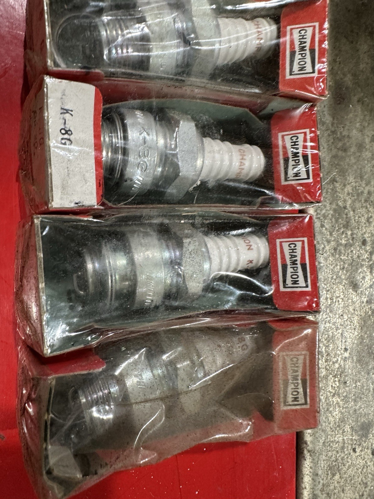 Champion K-8G Spark Plugs Qty-4