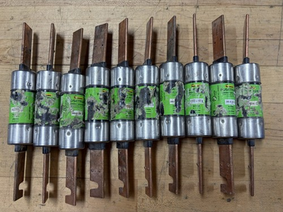 #ad #ad Lot Of 10 BUSSMANN FRS R 100 TIME DELAY FUSES FRSR100 Torn Labels $79.99