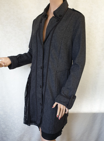 SIZE-12, BLACKSTONE DAY 50% Wool Blend Coat.
