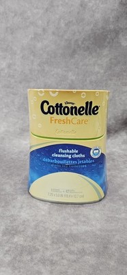 Cottonelle Fresh Care Upright Dispenser Flushable Cleansing Cloths Kleenex READ 