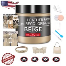 Leather Color Restorer 8.5oz - Fixes Scratches, Revives Beige Furniture