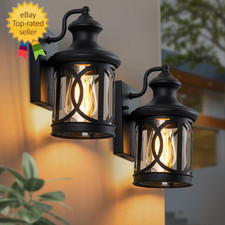 2-Pack Outdoor Wall Lights, Porch Lights,Waterproof Wall Sconce, Exterior Light