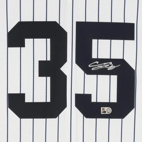 Camiseta deportiva Nike blanca autografiada por Cody Bellinger New York Yankees réplica Foto 4 de 4