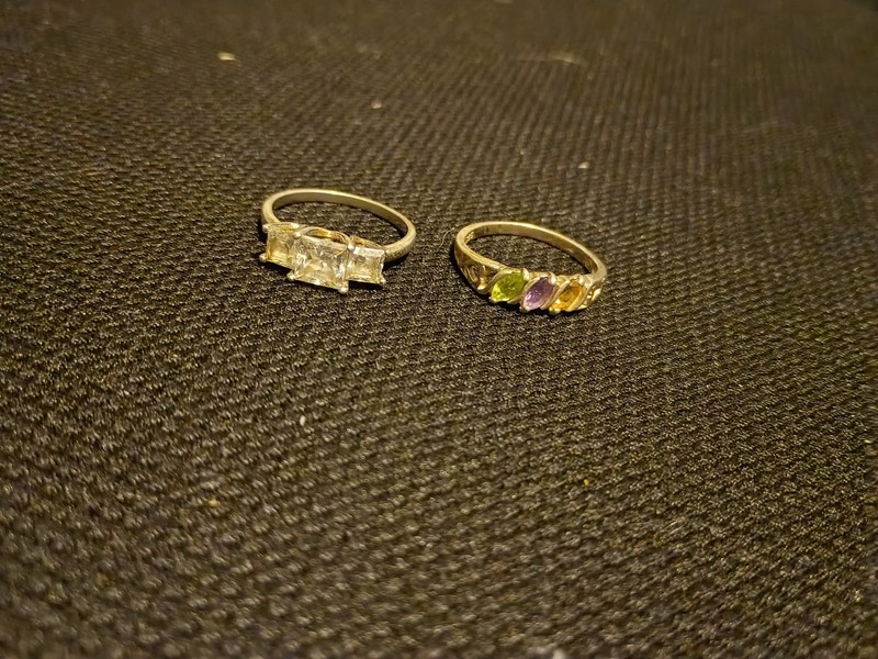 Lot Of Two Sterling Silver 925 Rings 
