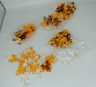 LEGO Loose & Sealed Bags of Leaves Part # 2417 & 2423 Bright Light Orange More — photo 1