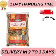 Pennington Medium Bird Blend Bird Food for Cockatiels, Love Birds; 3 lb Bag