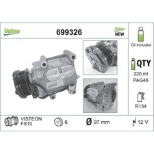 Kompressor Klimaanlage Valeo 699326 Valeo Core-flex für Ford Scania Ford Usa