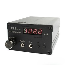 EL-07 0.5W/5W Stereo FM Transmitter Wireless Audio Broadcast Radio Transmitter