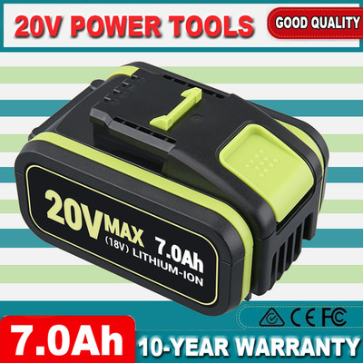 7000mAH Für Worx WA3550 WA3551 WA3553 WA3553.1 WG259 WX550 7,0AH 20V ErsatzAkku 