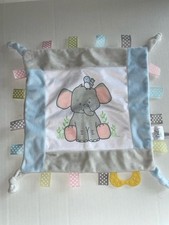 VHTF BABY GANZ EMERSON ELEPHANT TEETHER SECURITY BLANKET LOVEY BLANKIE B1