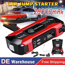 28000 MAH AUTO KFZ STARTHILFE JUMP STARTER 12V LADEGERÄT BOOSTER PKW POWER BANK