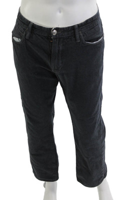 Agave Denim Co Mens Cropped Straight Dark Gray Jeans Size 38
