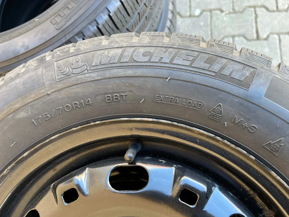 4x VW Polo 5 6R Winterräder 175/70 R14 88T Seat Ibiza Skoda Fabia Winterreifen - Bild 3 von 4