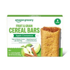 Apple Cinnamon Fruit Grain Cereal Bars, 1.3 Oz, 8 Ct