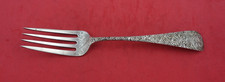 Paisley Design by J.E. Caldwell Sterling Cold Meat Fork bite-cut 8 5/8