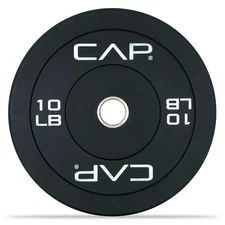 CAP Barbell Olympic Rubber Bumper Plates, 10LB Pair, new