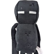 Enderman Stuffed Animal from Minecraft Plush Toy Black Small 10"