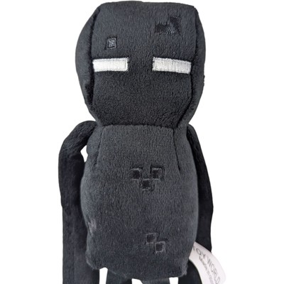 Enderman Stuffed Animal from Minecraft Plush Toy Black Small 10''