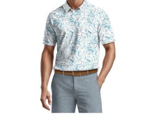 Ben Hogan Men XL Performance Golf Short Sleeves Polo Shirt Nocturnal Tropical CJ