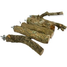 Korkaeste mit Befestigung für Vögel 5er Pack