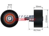 Fast Spannrolle Keilrippenriemen FT44566 FüR Fiat Scudo Bus Multijet Peugeot 207