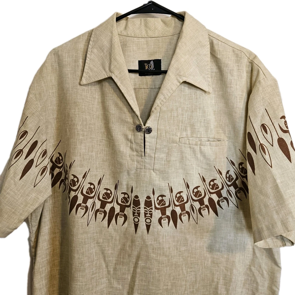 希少 IOLANI USA Vintage Aloha Shirt アロハシャツ Iolani Cotton Men's Aloha Shirt | Aloha Shirts Club