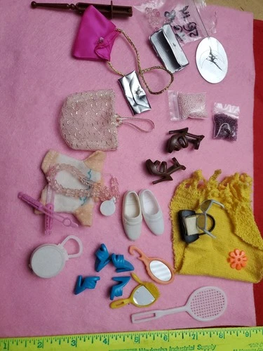 Barbie Poppy Ken Doll  Miscellaneous Accessories Handbag Purse Vintage Mix LOT